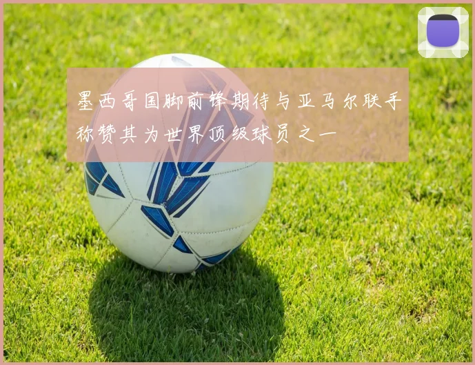 墨西哥国脚前锋期待与亚马尔联手称赞其为世界顶级球员之一